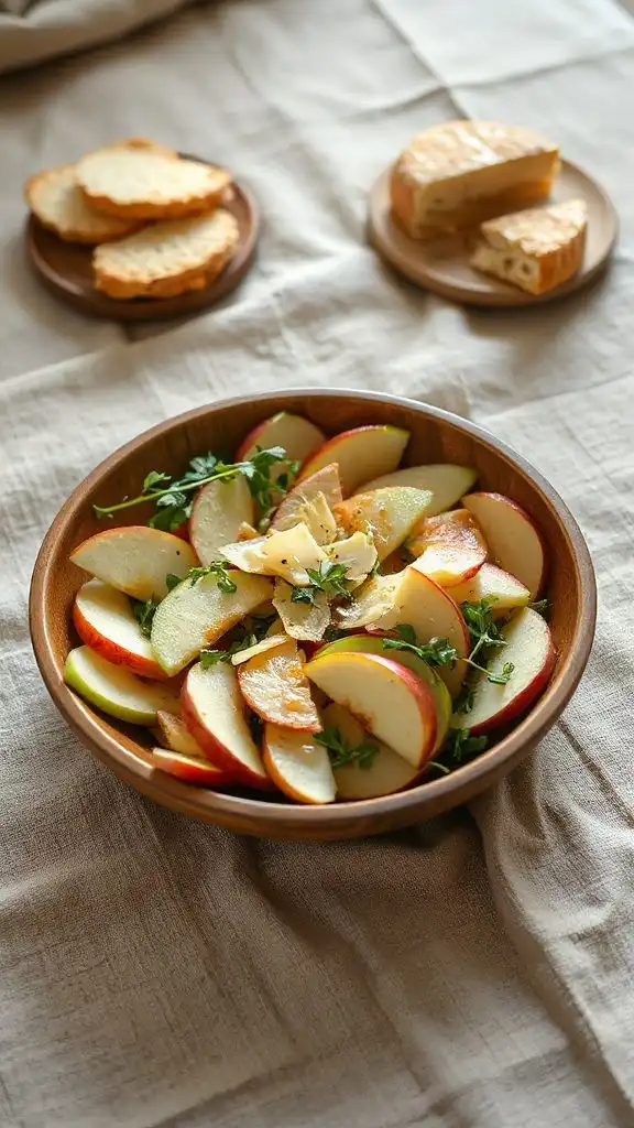 crisp apple cheddar salad