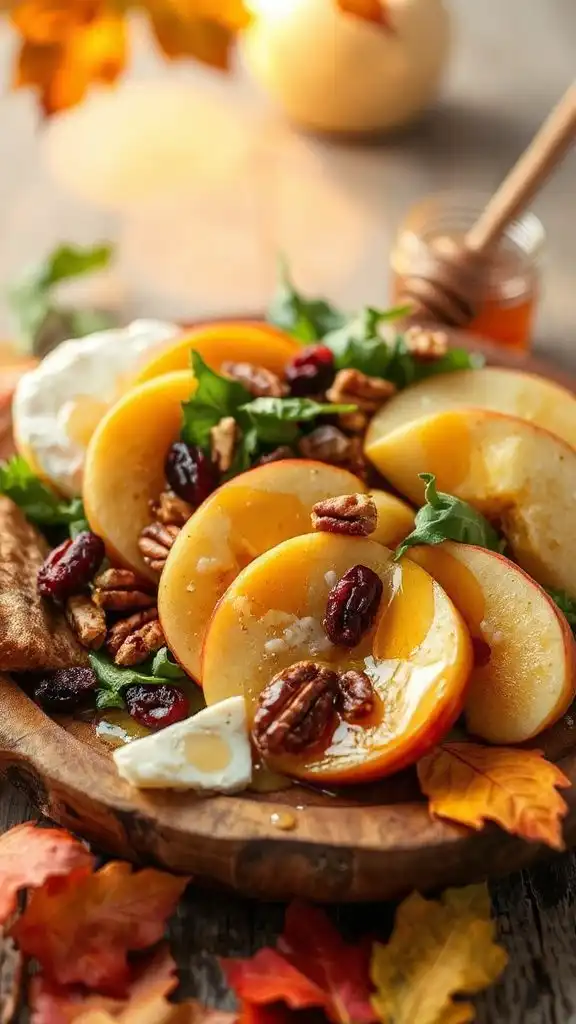 crisp autumn apple salad