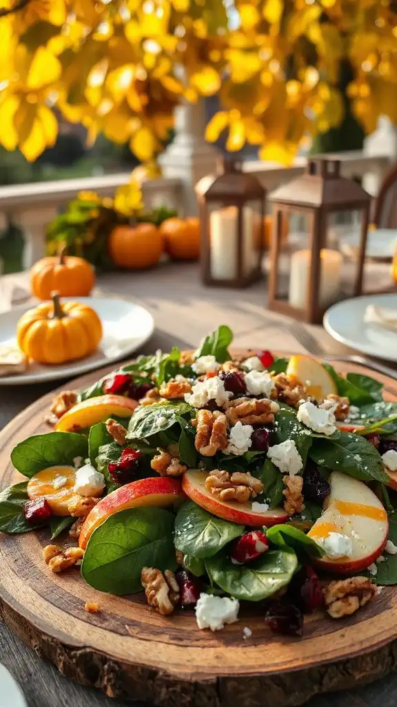 crisp nutritious fall salad