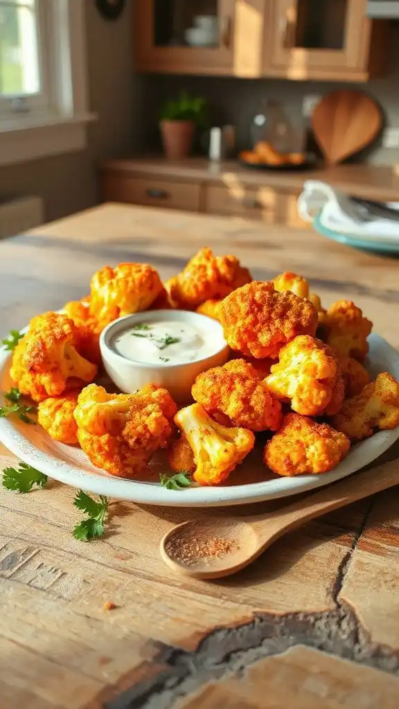 crispy air fryer cauliflower wings