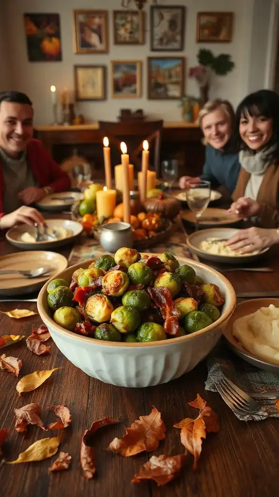crispy bacon sweet sprouts