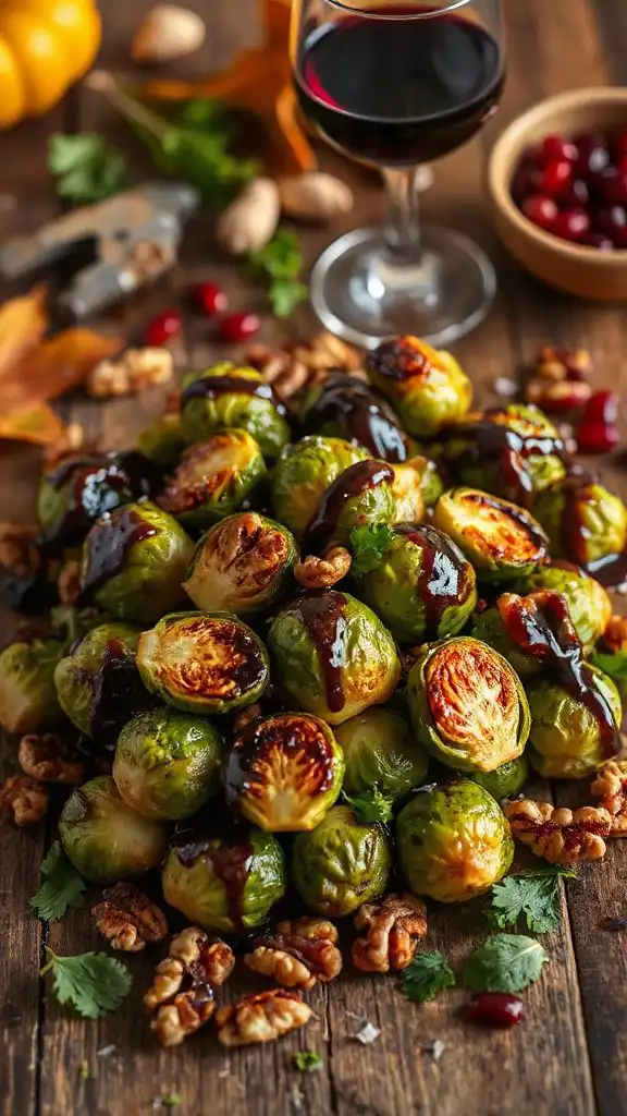 crispy balsamic brussels sprouts