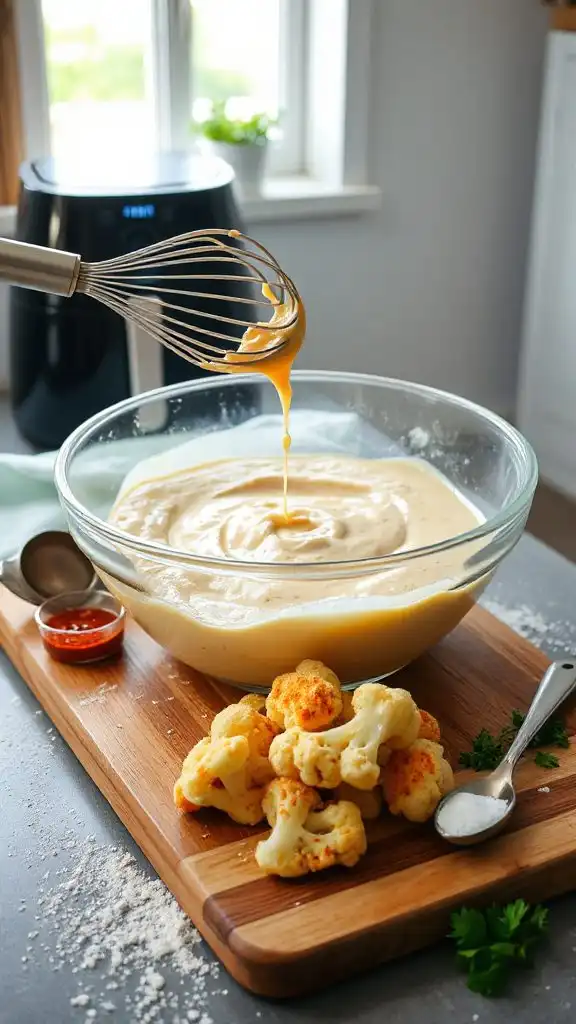 crispy cauliflower wing batter