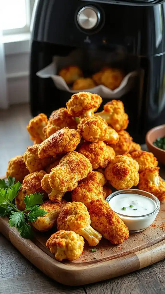 crispy cauliflower wings recipe