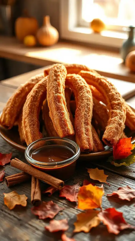 crispy cinnamon sugar churros