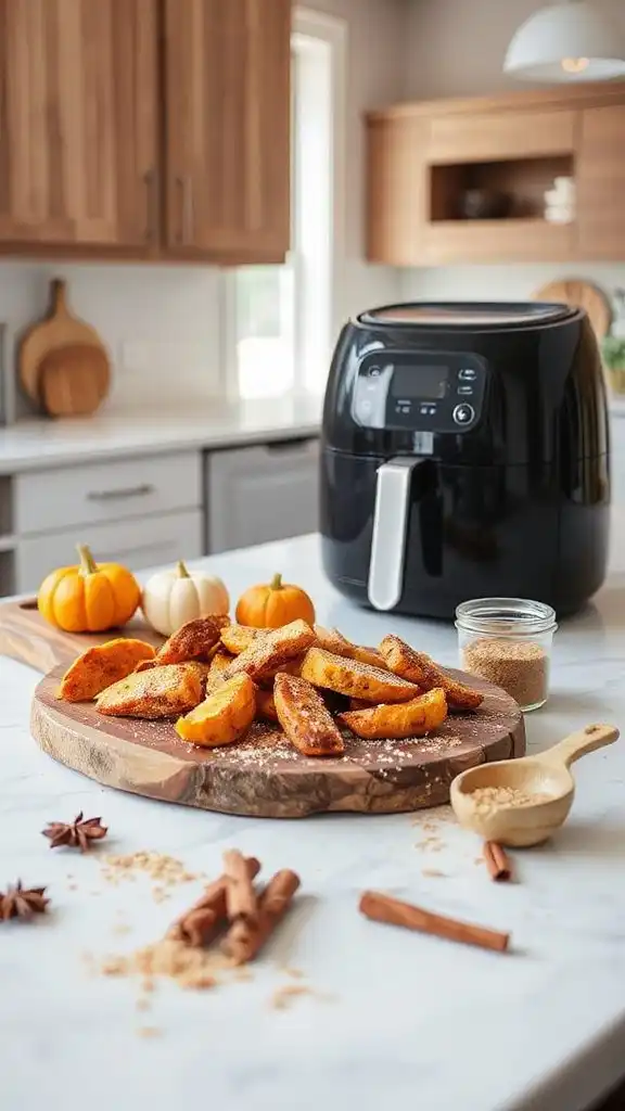 crispy cinnamon sweet potato fries