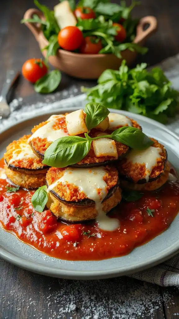 crispy eggplant parmesan recipe crispy eggplant parmesan recipe