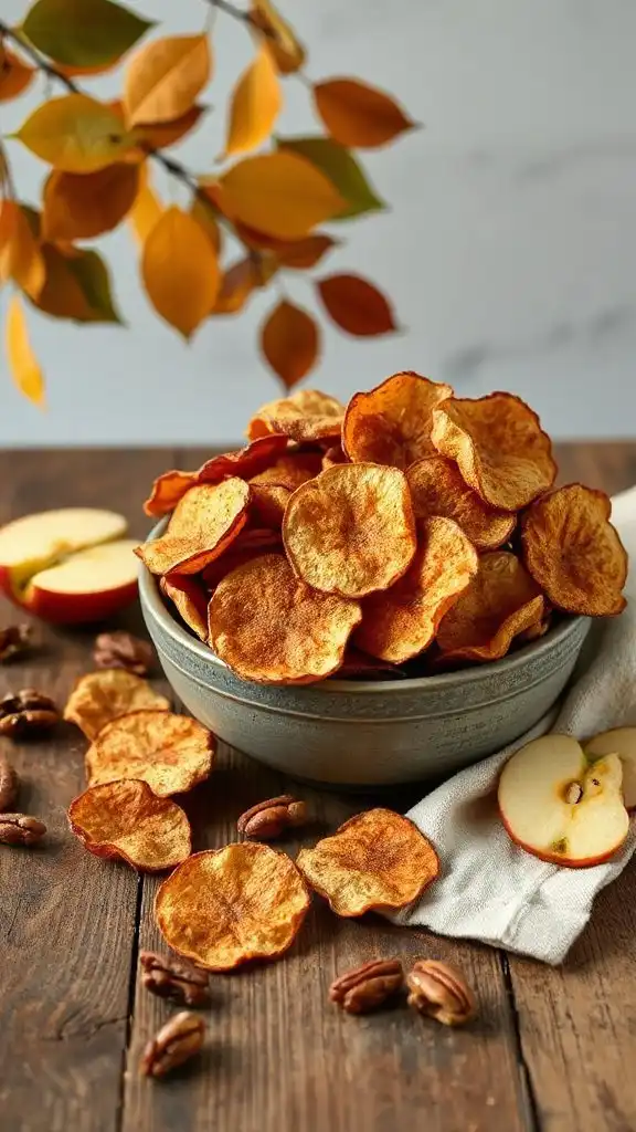 crispy healthy baked apple chips