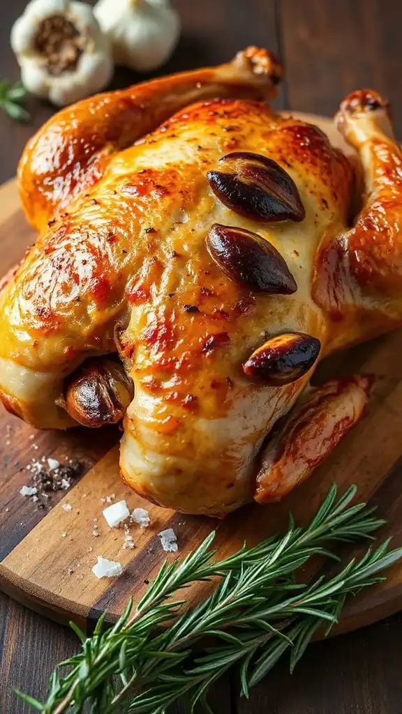 crispy rosemary garlic chicken