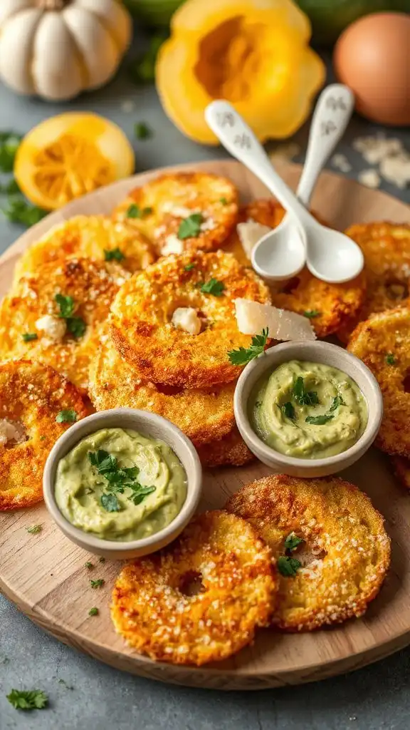 crispy squash crisps appetizers