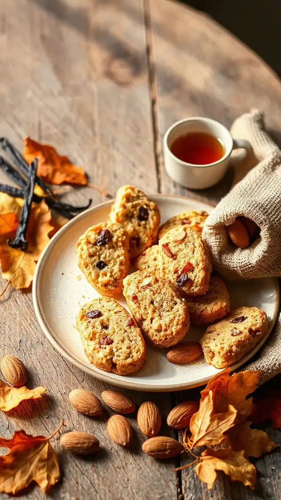 crunchy almond infused cookies