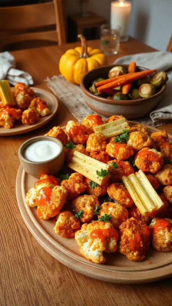 crunchy buffalo cauliflower bites crunchy buffalo cauliflower bites