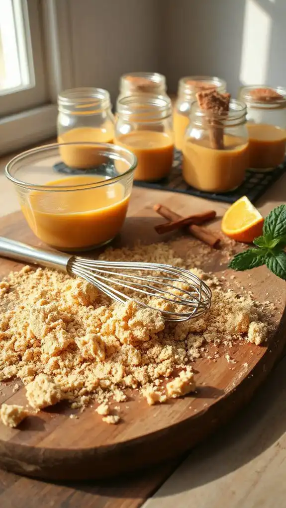 crunchy graham cracker crust