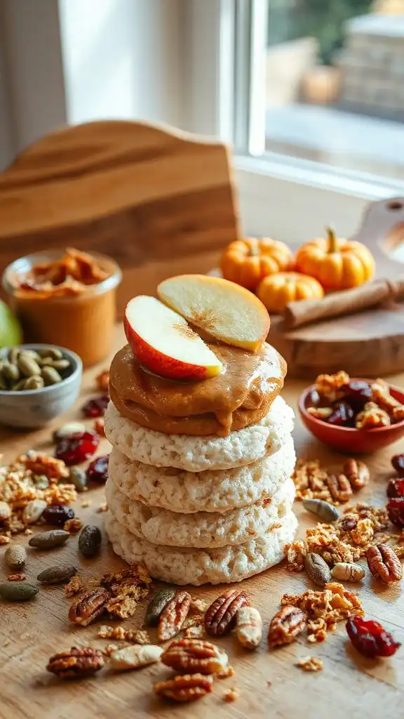crunchy maple almond snack