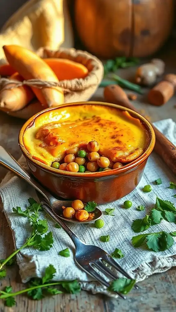curried chickpea shepherd s pie curried chickpea shepherd s pie