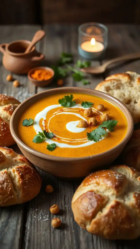curried pumpkin soup recipe
