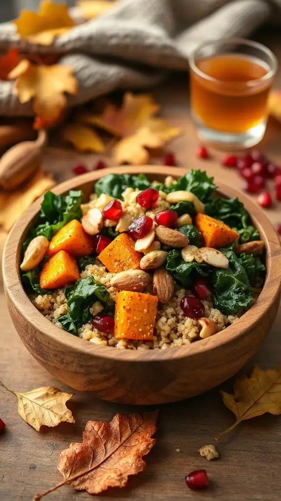 curried quinoa kale salad