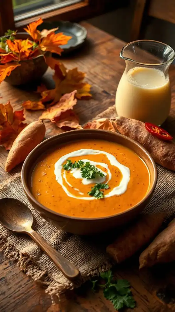 curried sweet potato soup