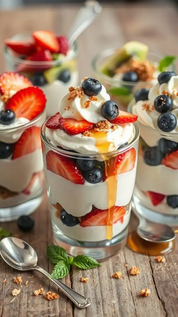 customizable delicious yogurt parfaits
