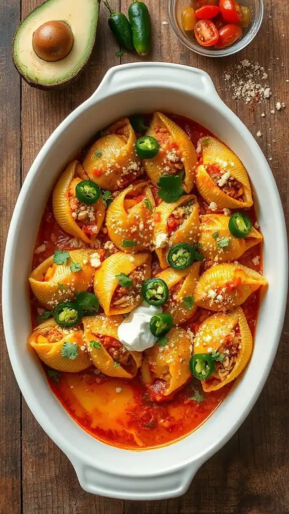 customizable enchilada stuffed shells