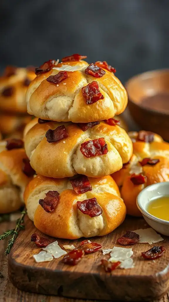 customizable parmesan bacon bread customizable parmesan bacon bread
