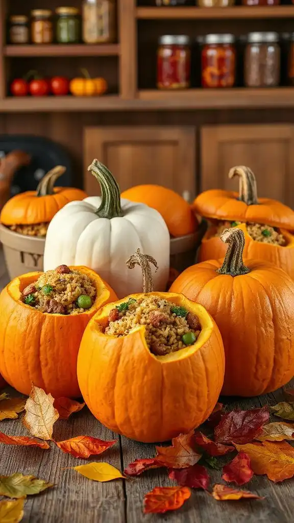 customize stuffed pumpkin filling