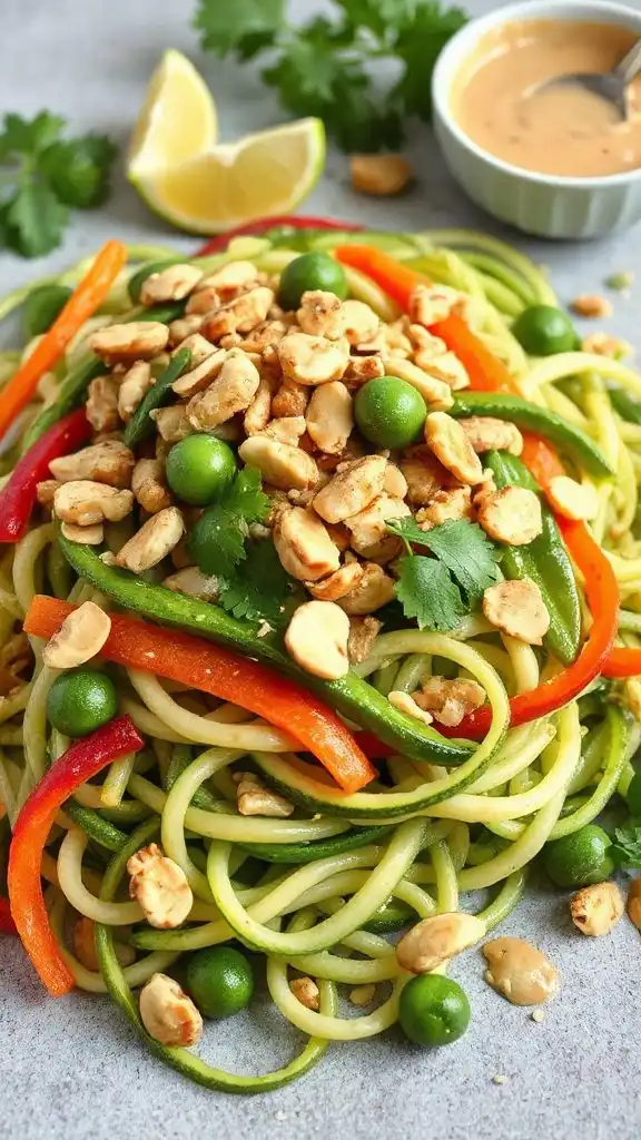 customized thai peanut salad