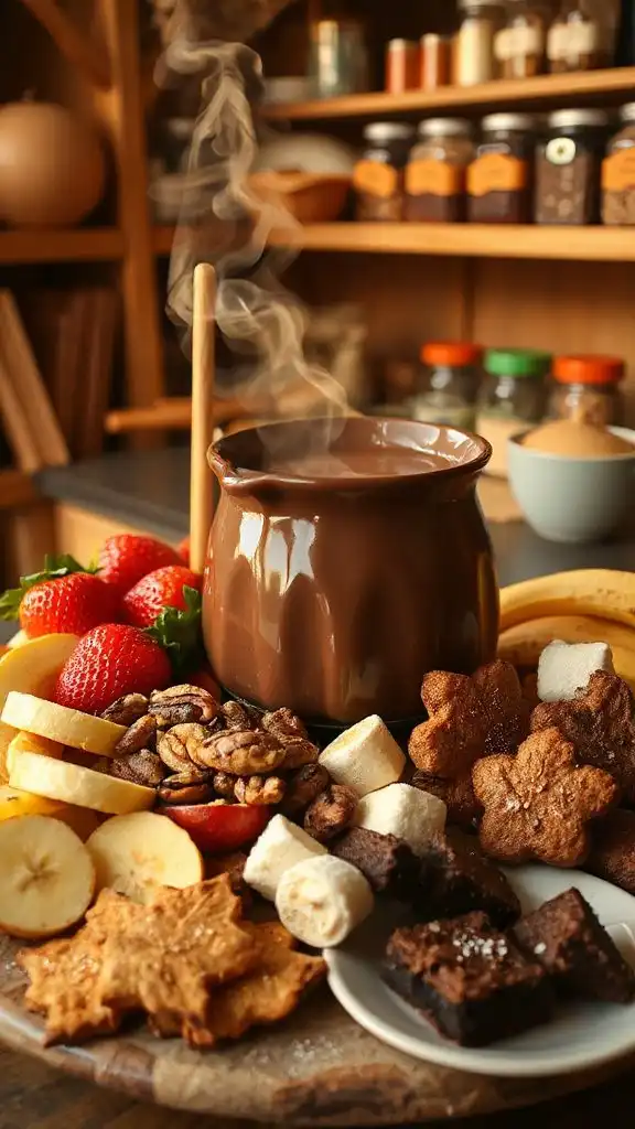 dairy free chocolate fondue delight