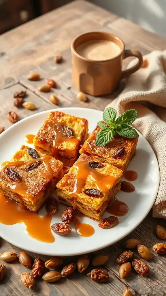 dairy free pumpkin dessert delight
