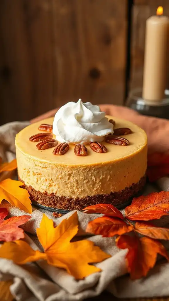dairy free pumpkin spice cheesecake