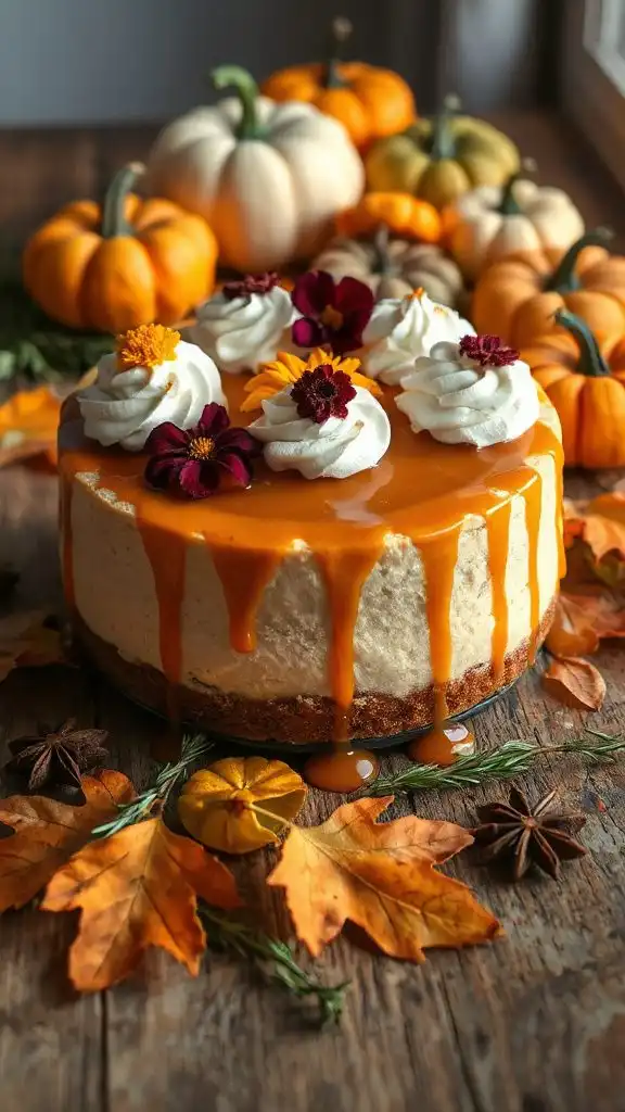 dairy free spiced sweet potato cheesecake