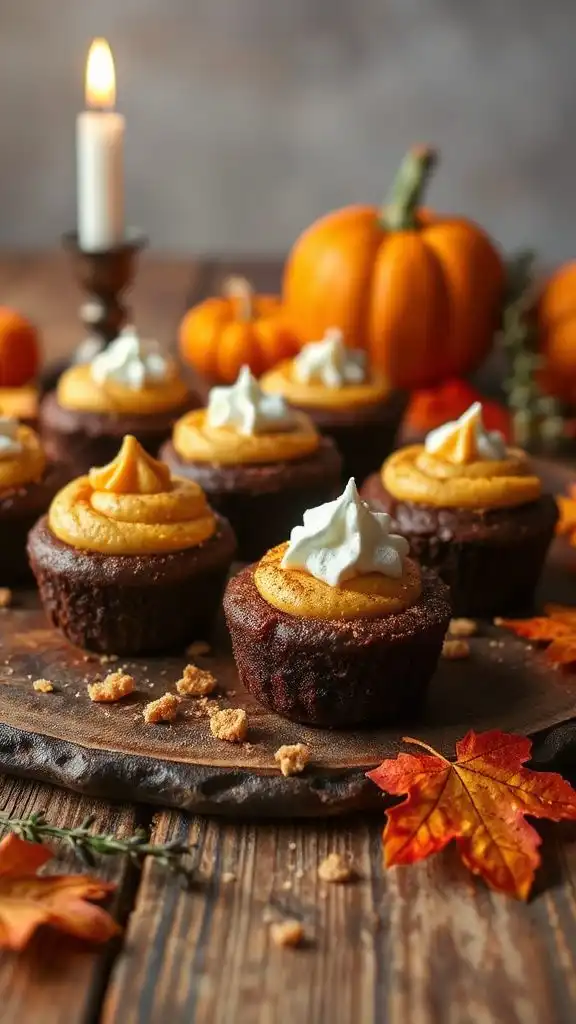 decadent autumn dessert bites