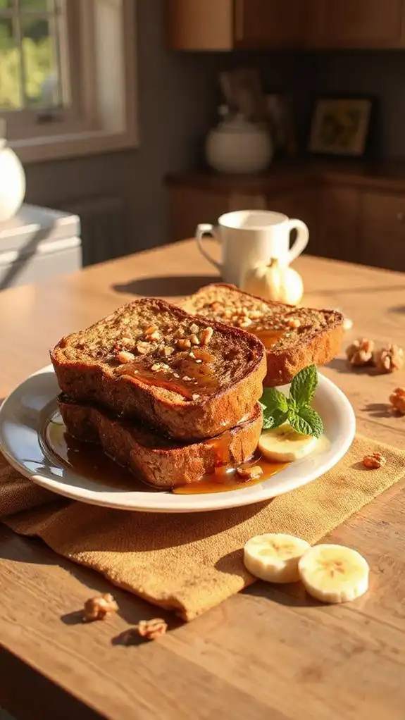 decadent banana bread breakfast decadent banana bread breakfast