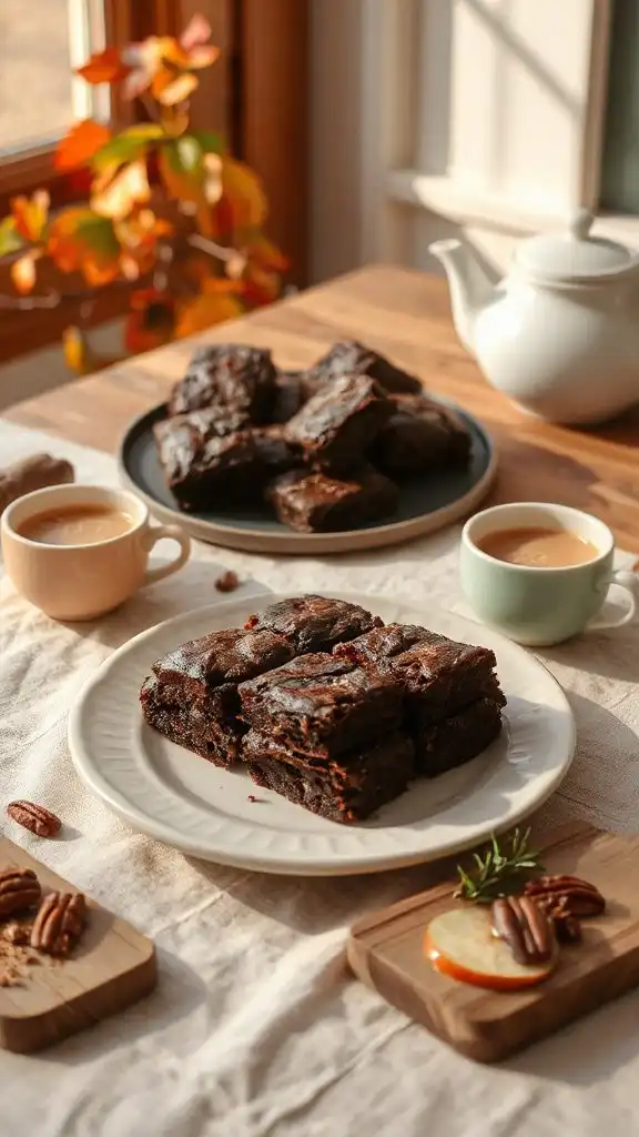 decadent bourbon chocolate brownies