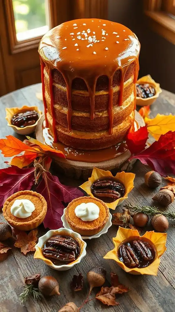 decadent bourbon maple cake