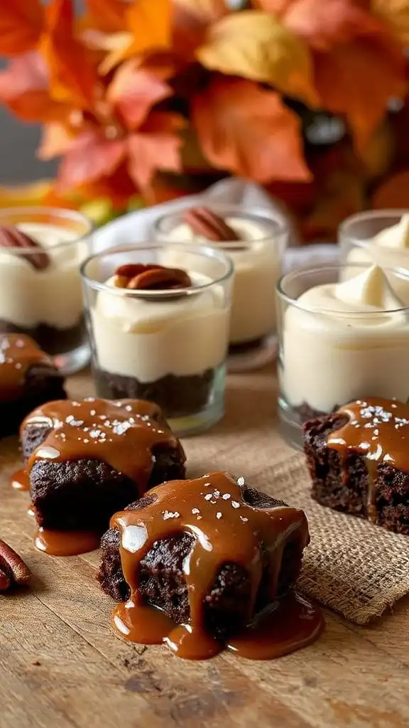 decadent caramel chocolate bites