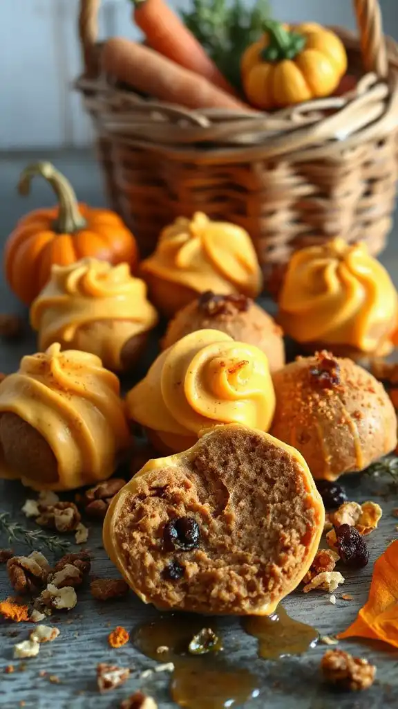 decadent carrot cake truffles