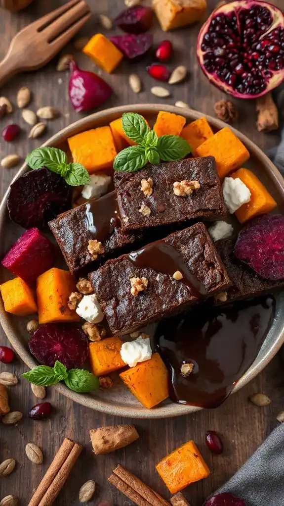 decadent chocolate beetroot brownies