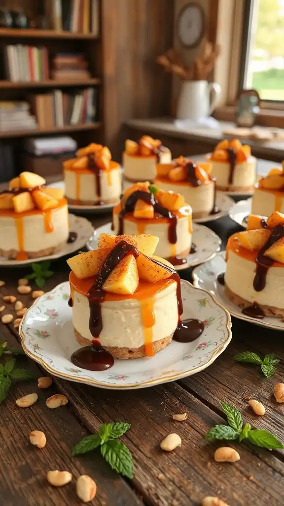 decadent chocolate caramel cheesecake