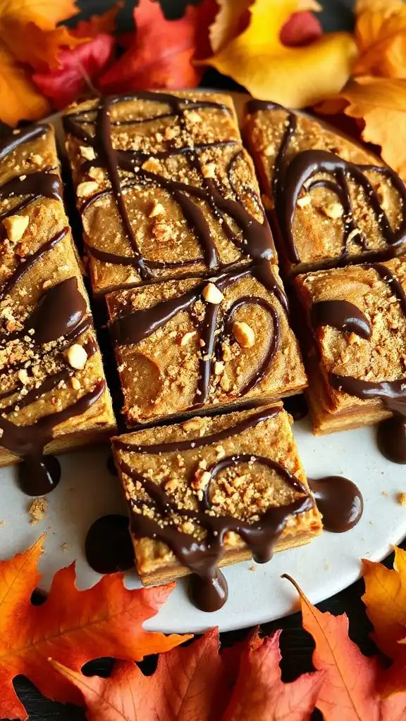 decadent chocolate hazelnut bars