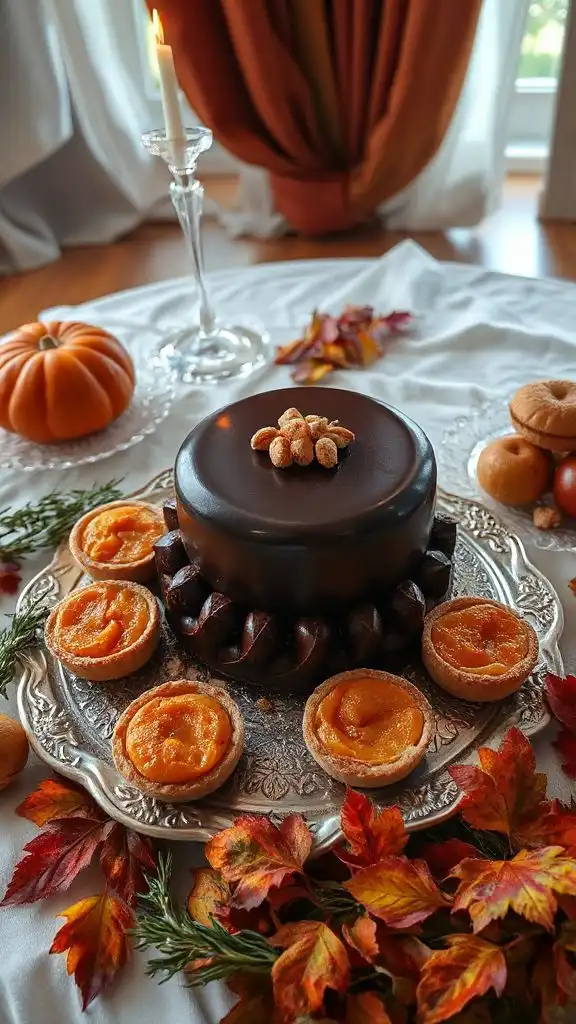 decadent chocolate hazelnut dessert