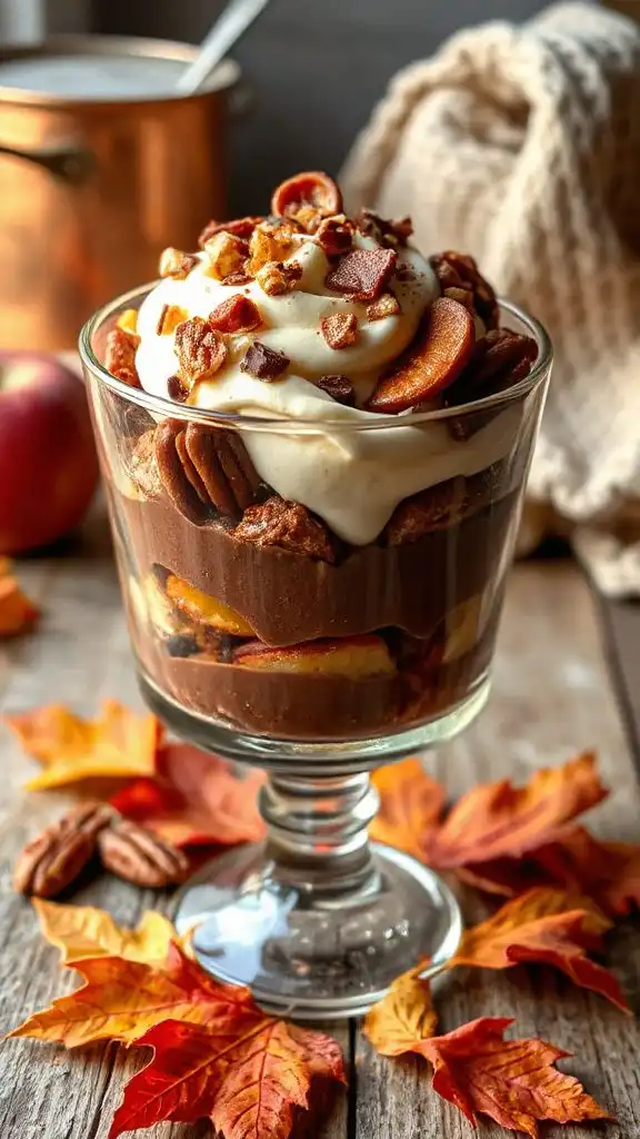 decadent chocolate pecan dessert