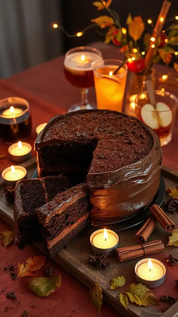 decadent chocolate stout cake
