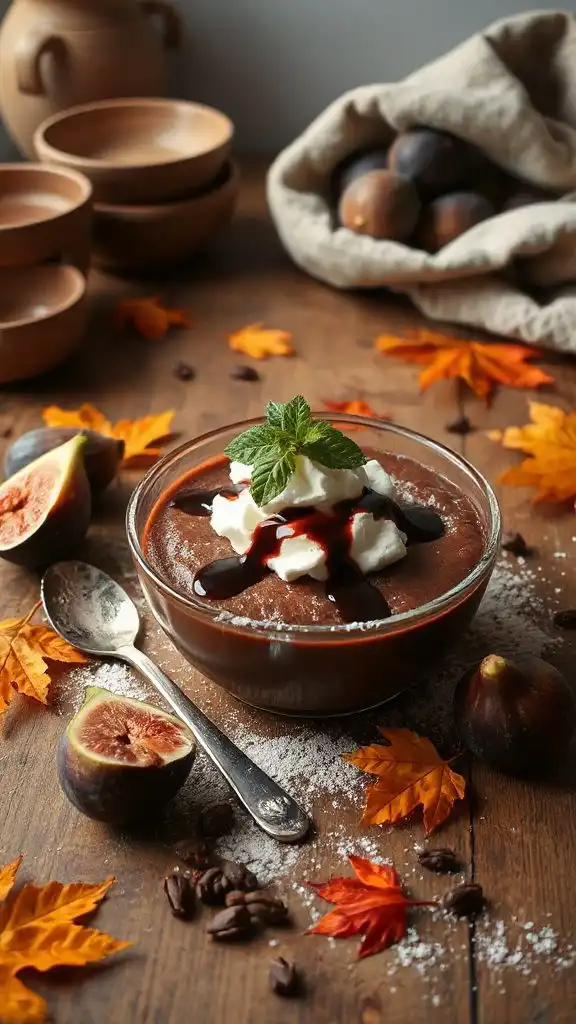 decadent creamy cacao pudding