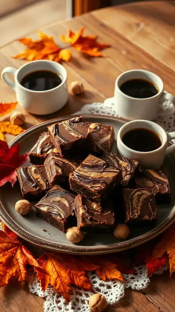 decadent espresso hazelnut fudge