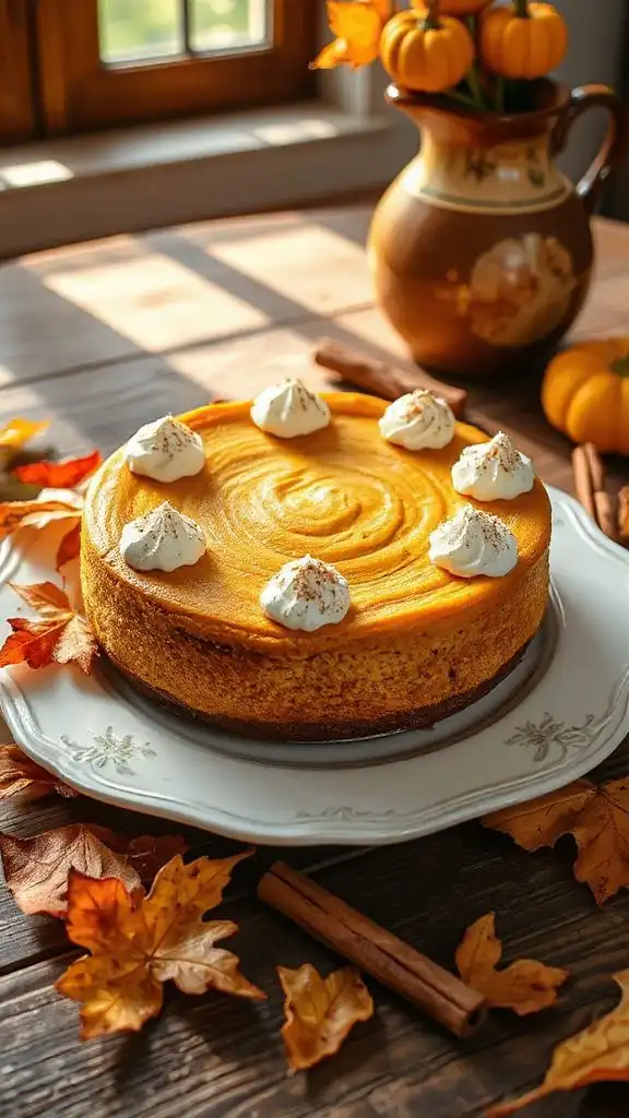 decadent fall cheesecake recipe
