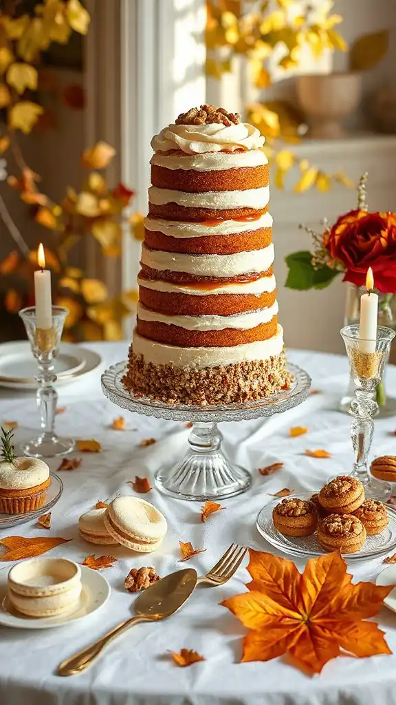 decadent fall inspired layer cake
