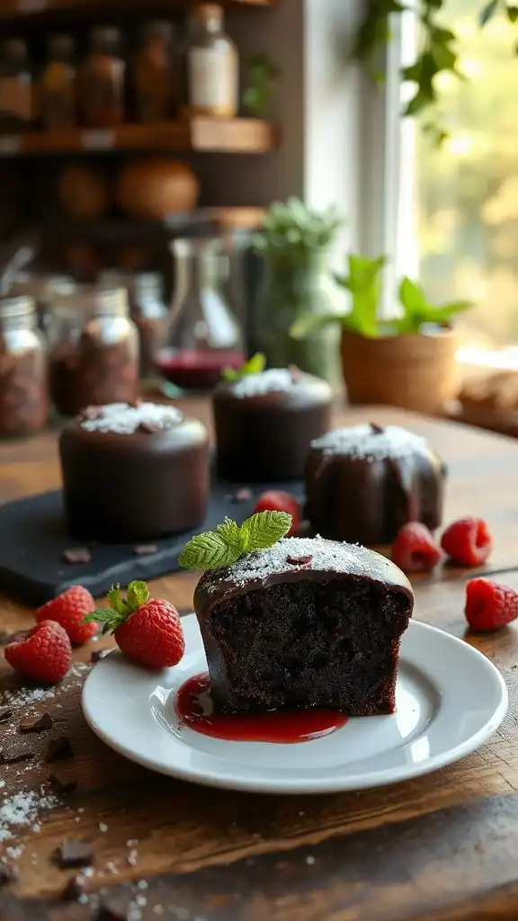 decadent flourless chocolate cake