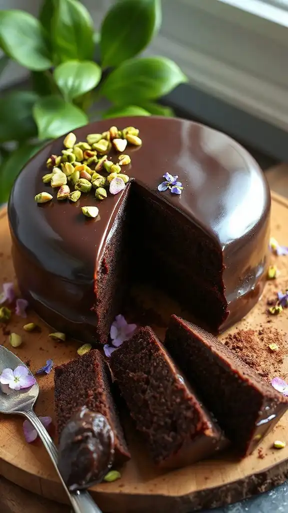 decadent gluten free chocolate cake