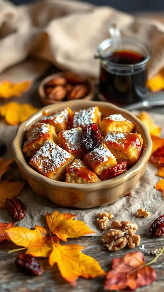 decadent maple bourbon dessert